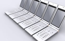 image of flip phones equipped with PMICs